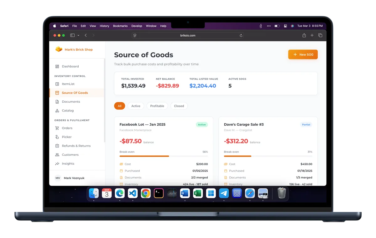 Briksio platform in action